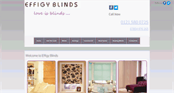 Desktop Screenshot of effigyblinds.co.uk